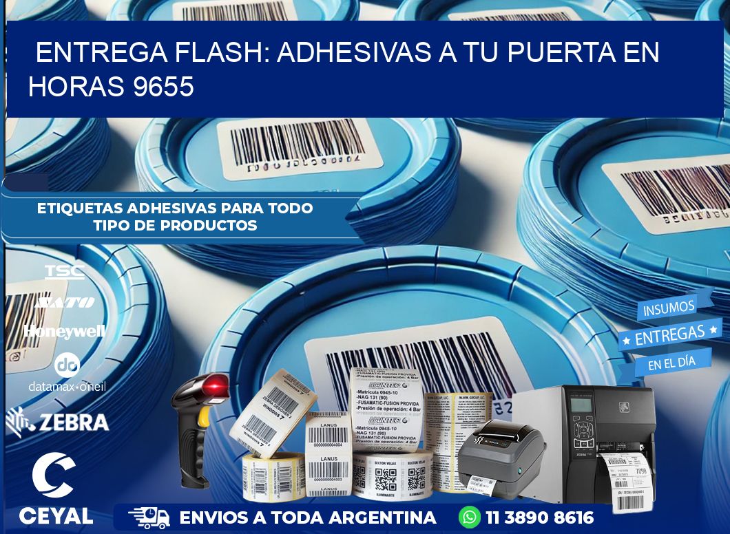 Entrega Flash: Adhesivas A Tu Puerta en Horas 9655