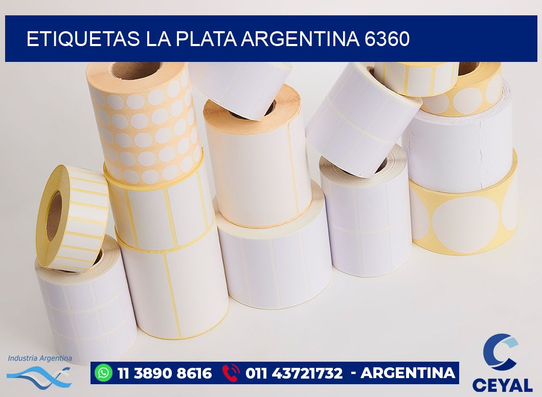Etiquetas La Plata Argentina 6360