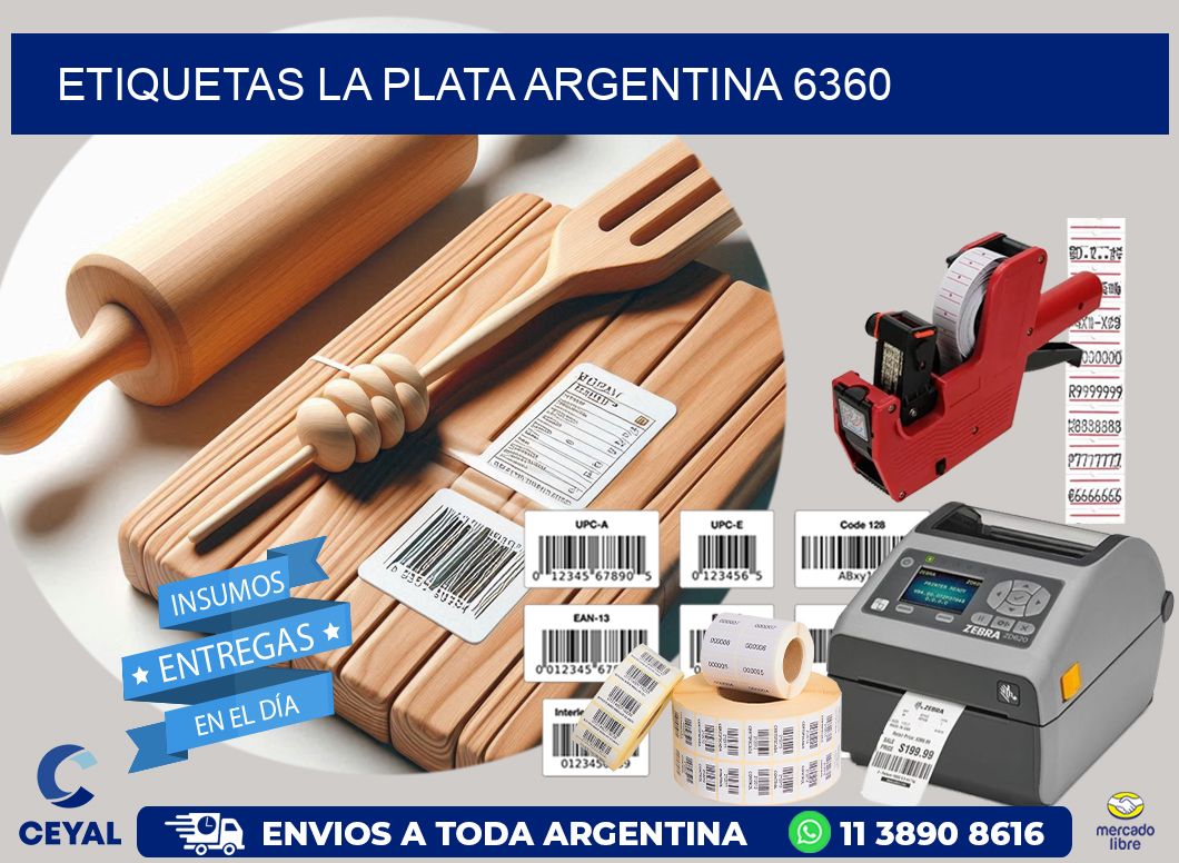 Etiquetas La Plata Argentina 6360