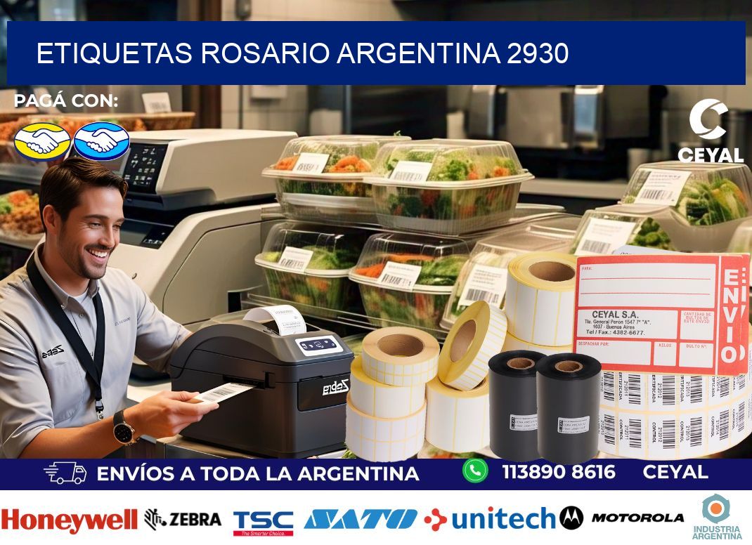 Etiquetas Rosario Argentina 2930