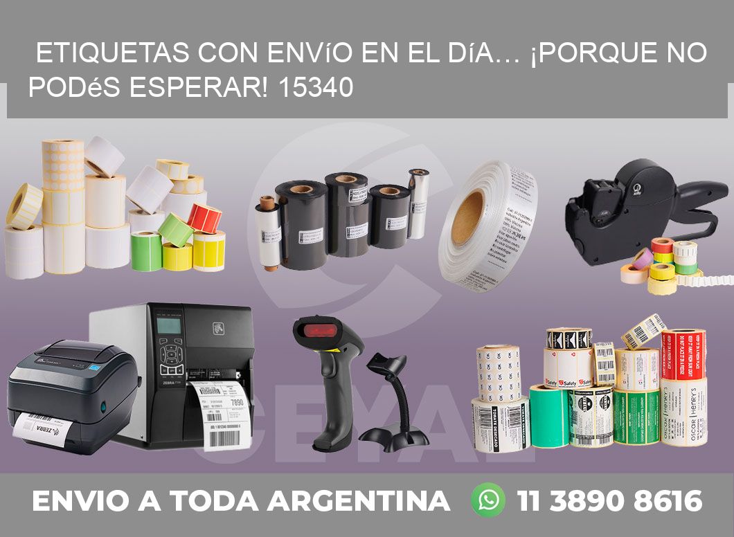 Etiquetas con Envío en el Día… ¡Porque No Podés Esperar! 15340