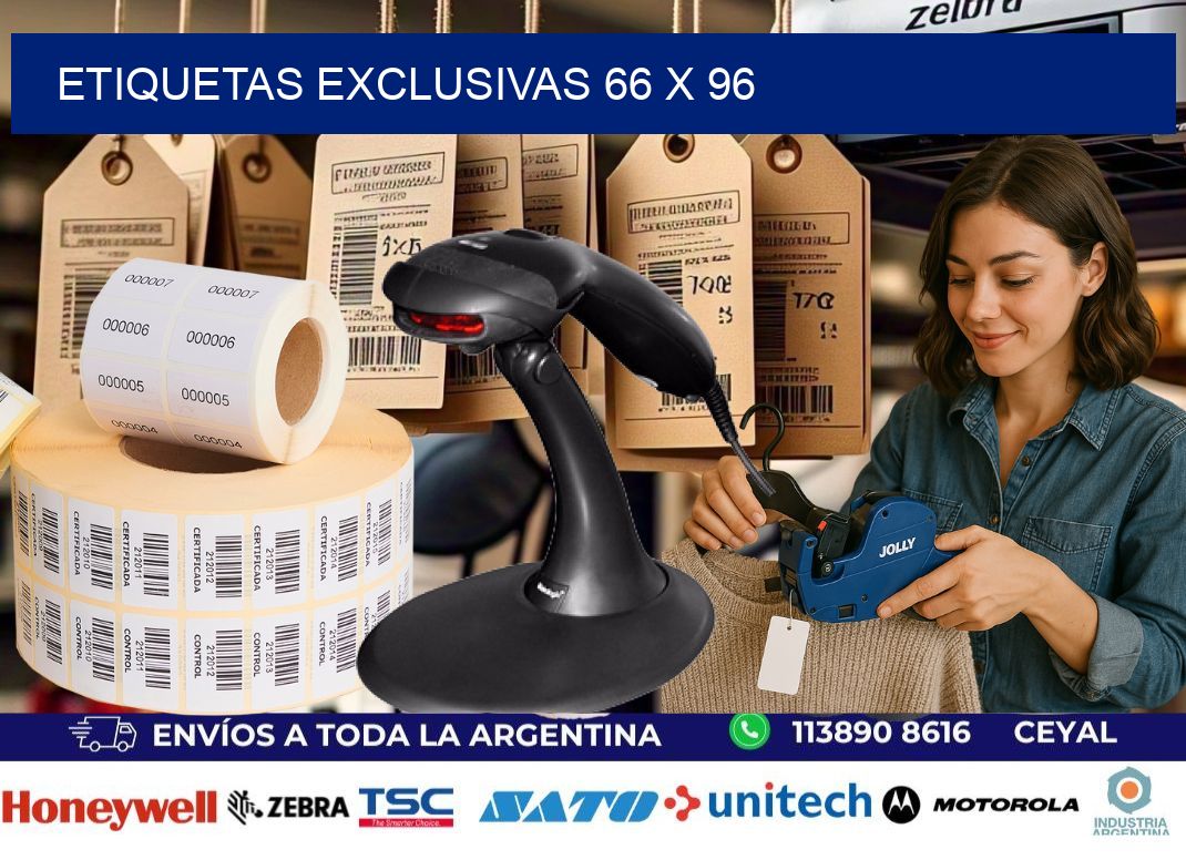 Etiquetas exclusivas 66 x 96
