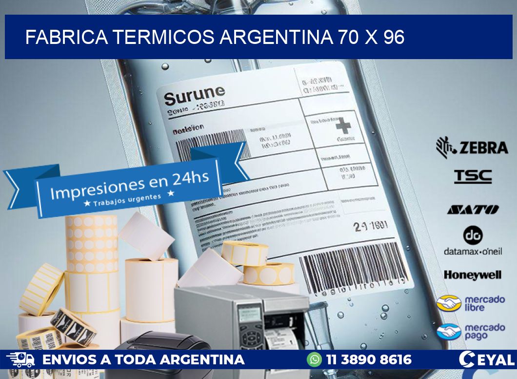 Fabrica TERMICOS ARGENTINA 70 x 96