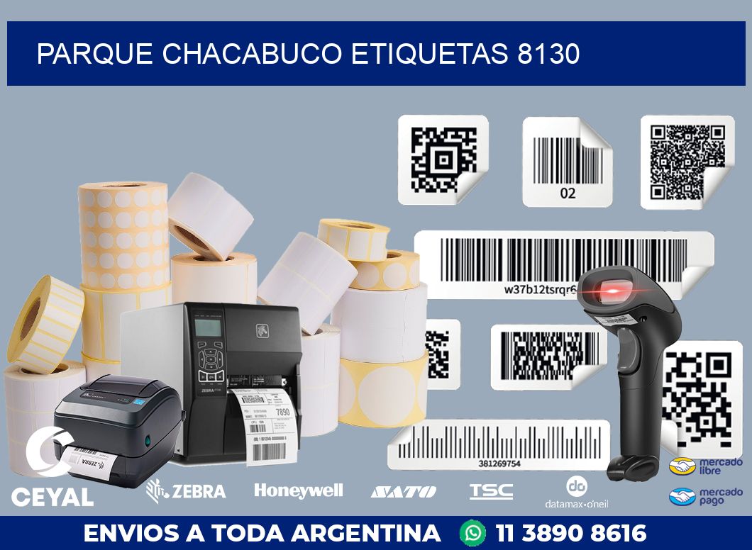 Parque Chacabuco etiquetas 8130