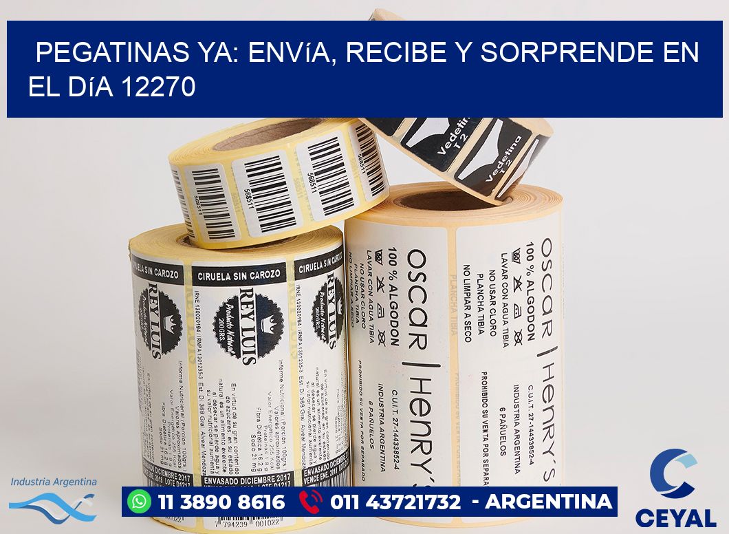 Pegatinas Ya: Envía, Recibe y Sorprende en el Día 12270