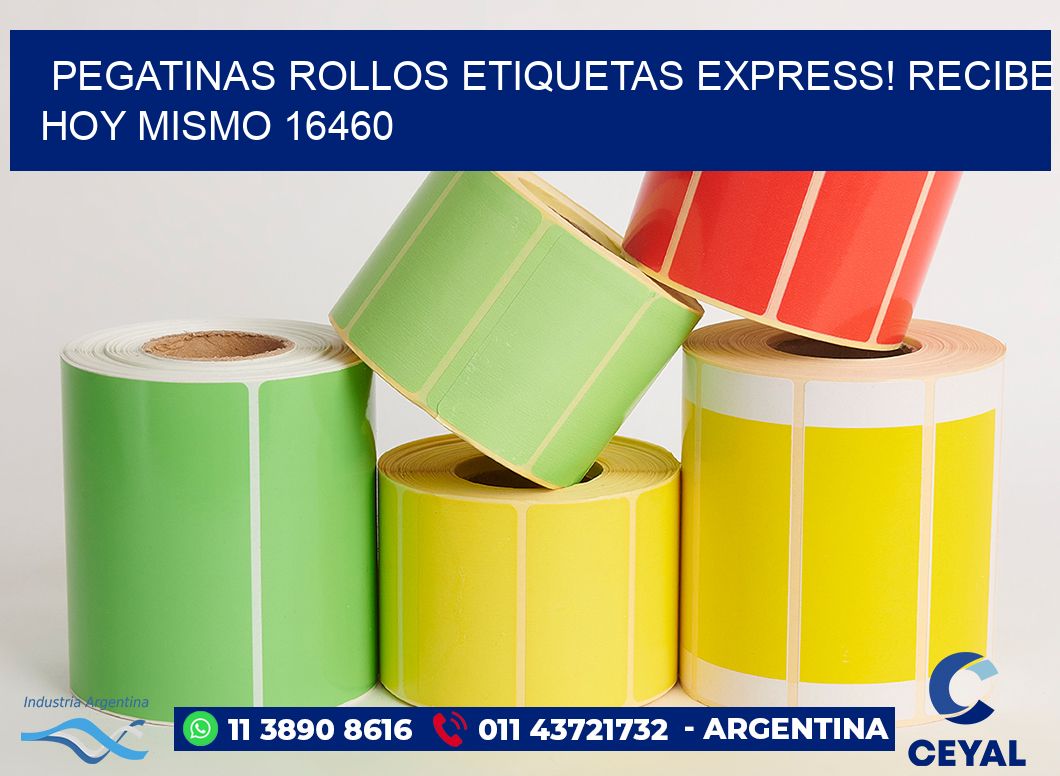 Pegatinas rollos etiquetas Express! Recibe Hoy Mismo 16460