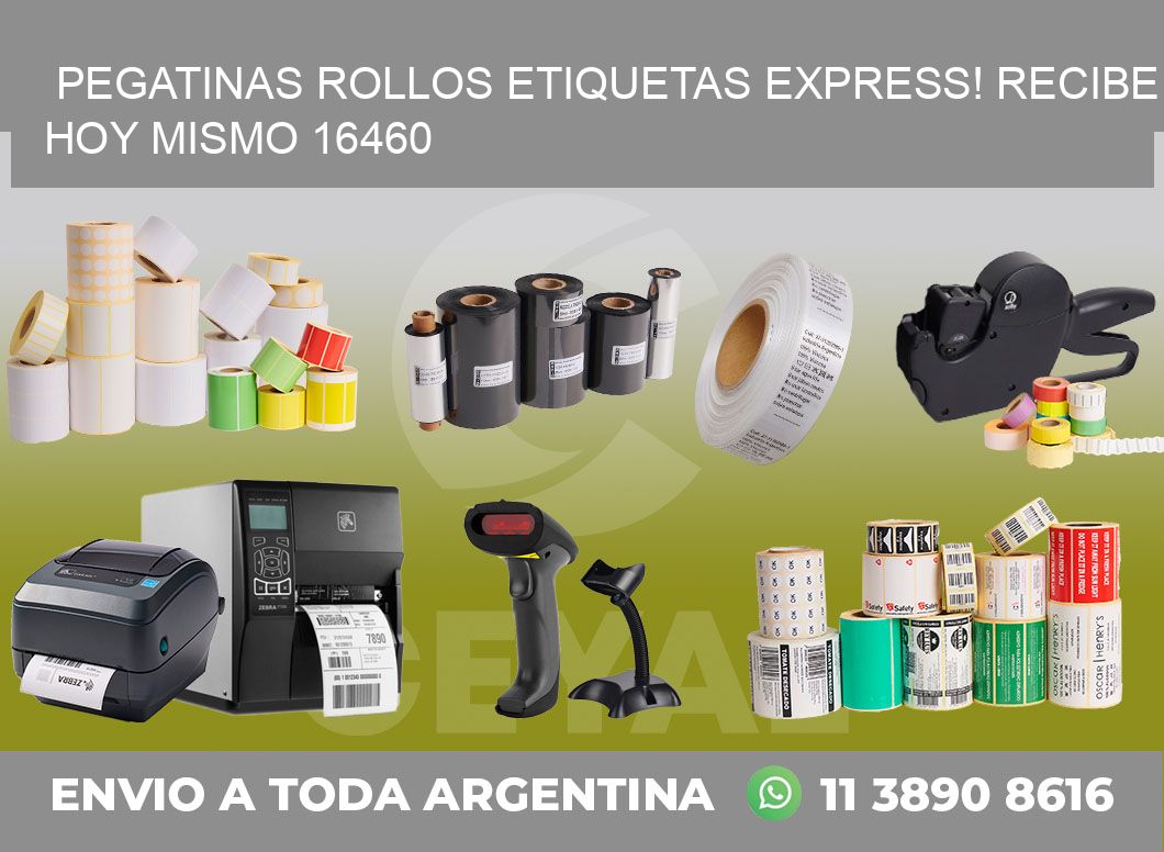 Pegatinas rollos etiquetas Express! Recibe Hoy Mismo 16460