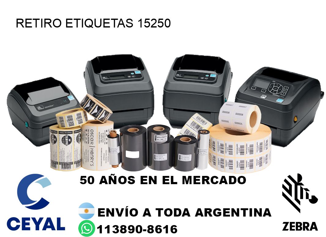 Retiro etiquetas 15250