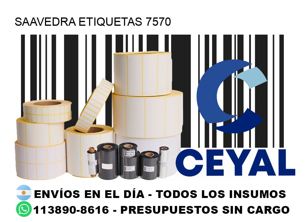 Saavedra etiquetas 7570