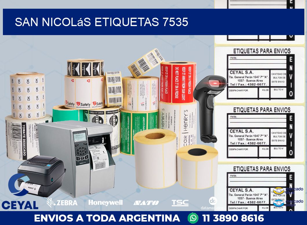San Nicolás etiquetas 7535