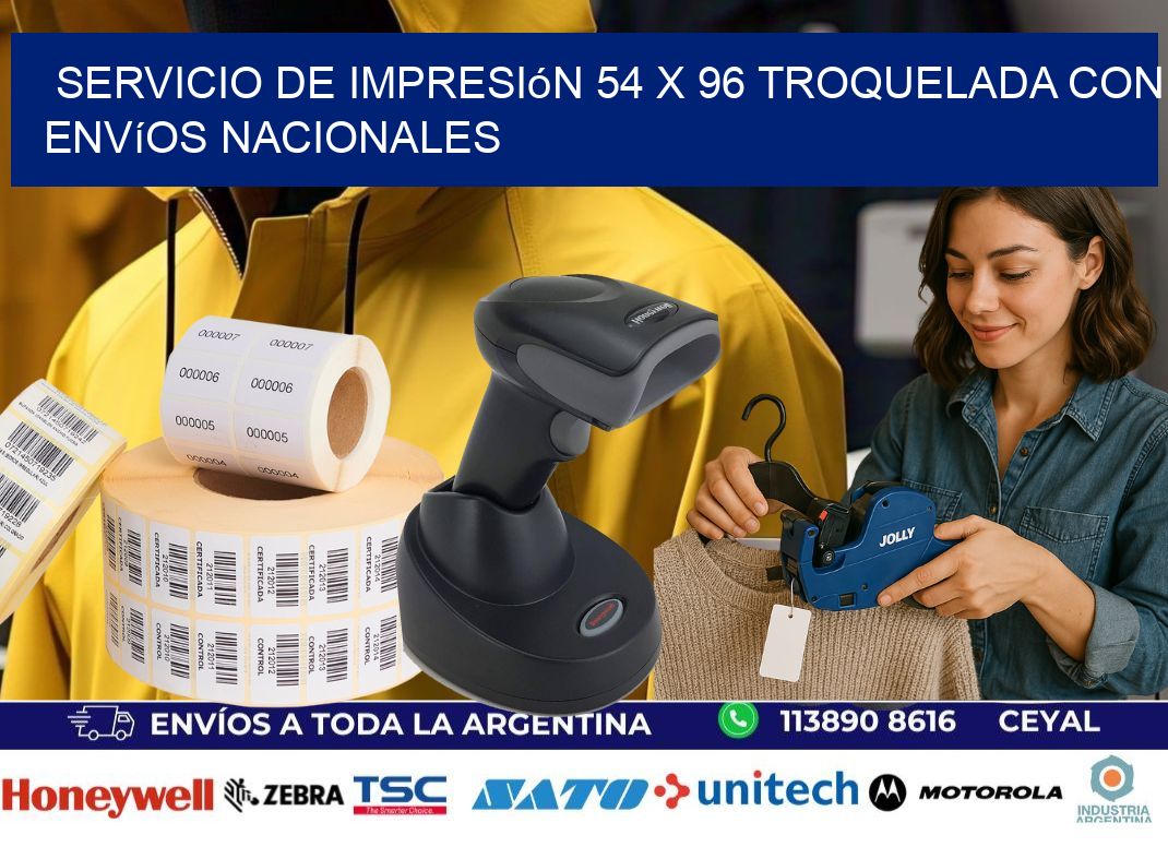 Servicio de impresión 54 x 96 troquelada con envíos nacionales