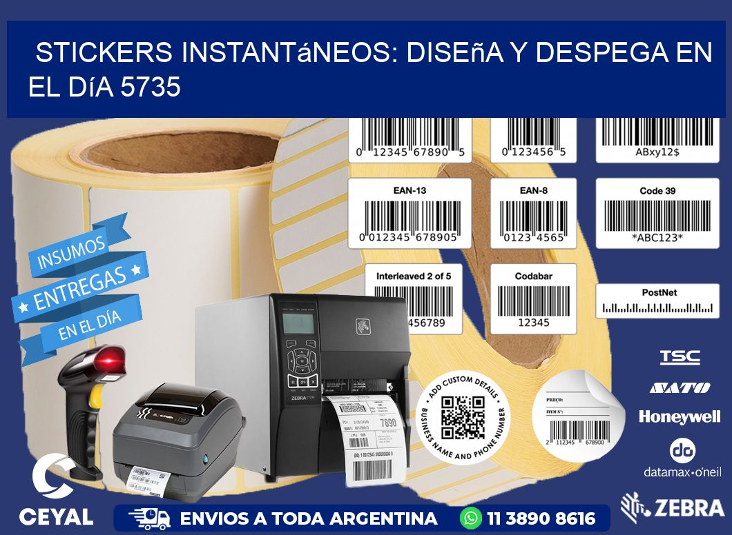 Stickers Instantáneos: Diseña y Despega en el Día 5735
