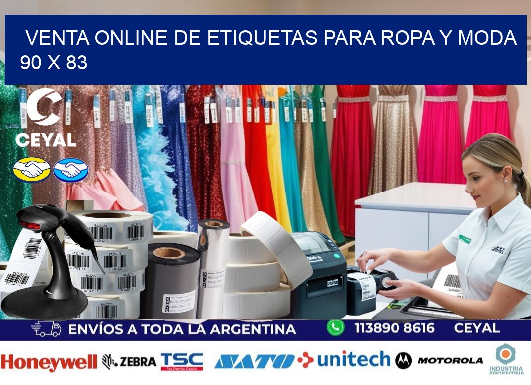 Venta Online de Etiquetas para Ropa y Moda 90 x 83