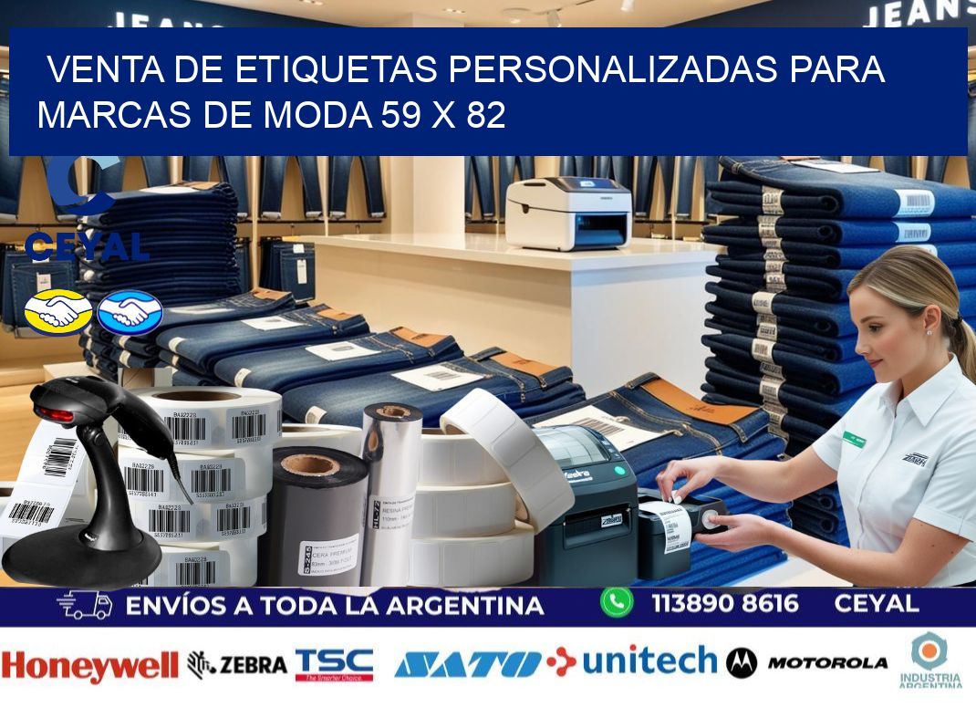 Venta de Etiquetas Personalizadas para Marcas de Moda 59 x 82