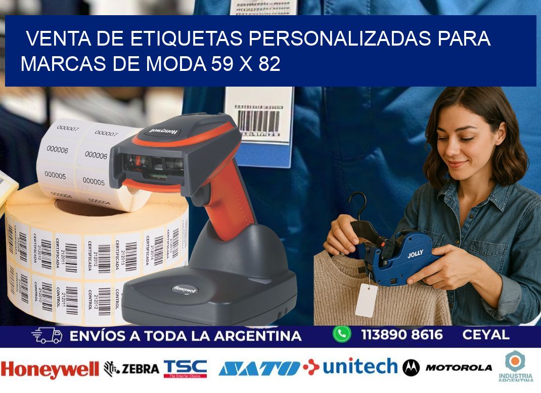 Venta de Etiquetas Personalizadas para Marcas de Moda 59 x 82
