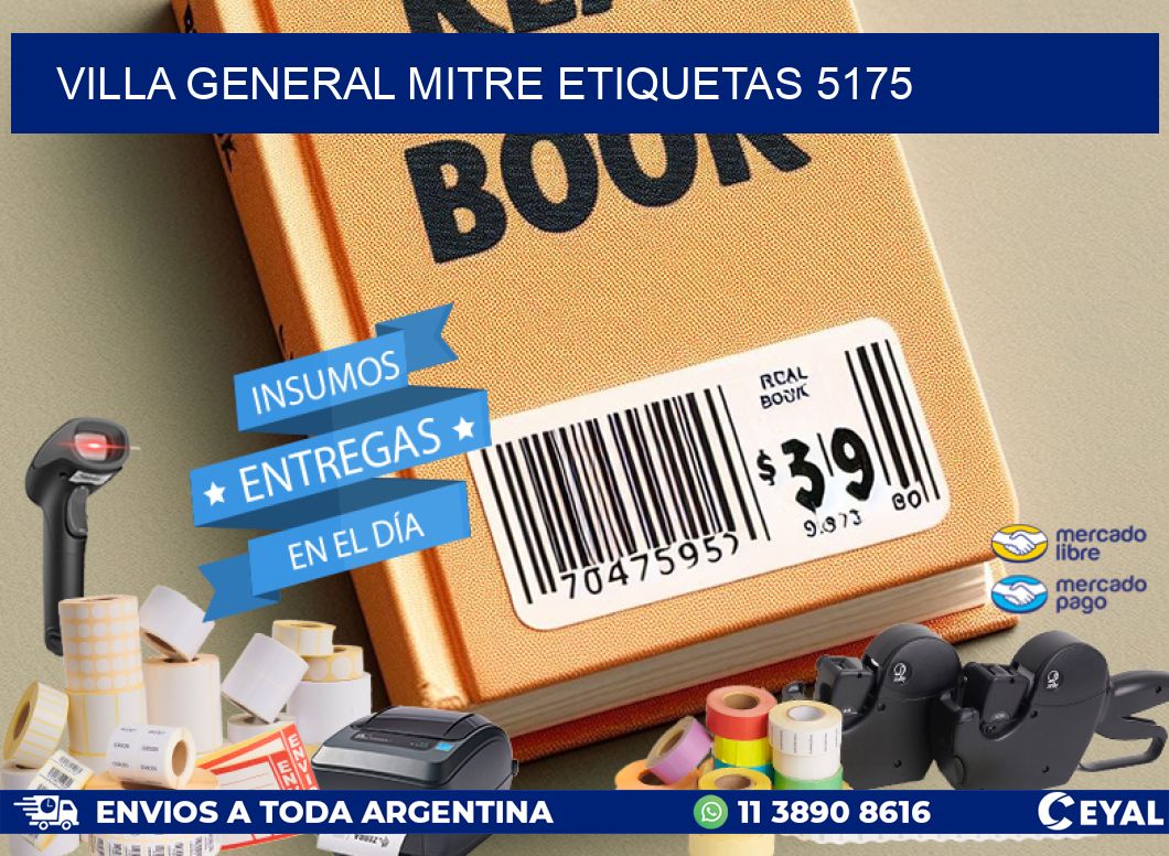 Villa General Mitre etiquetas 5175