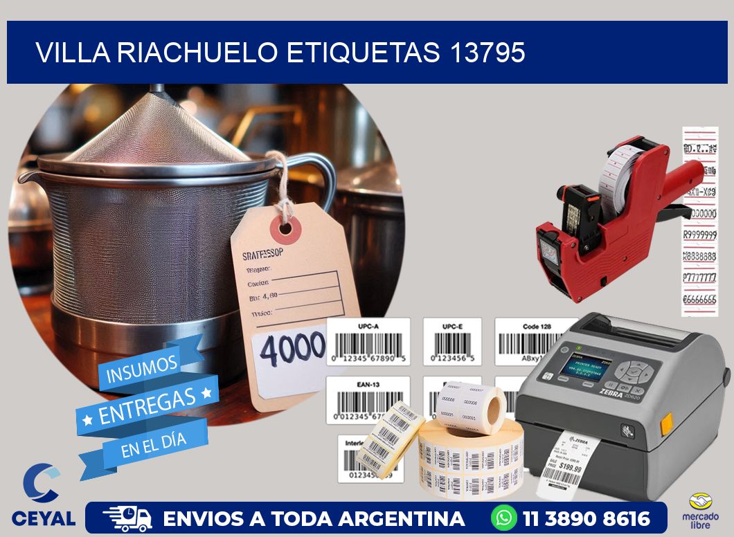 Villa Riachuelo etiquetas 13795