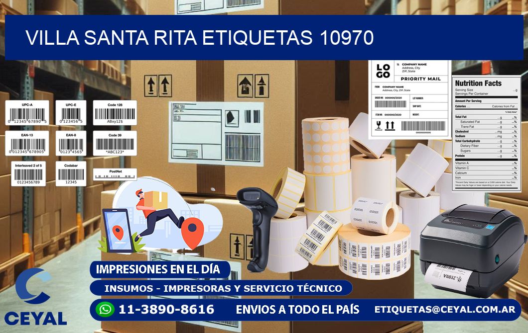 Villa Santa Rita etiquetas 10970