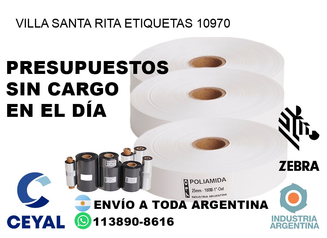 Villa Santa Rita etiquetas 10970