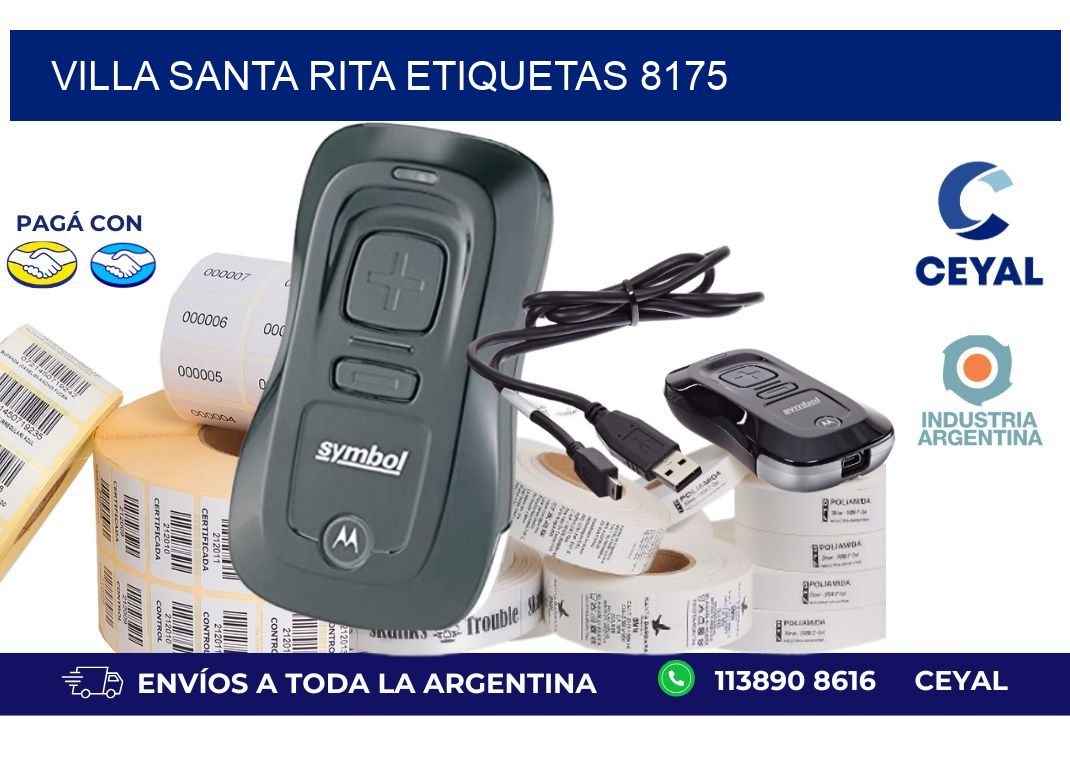 Villa Santa Rita etiquetas 8175