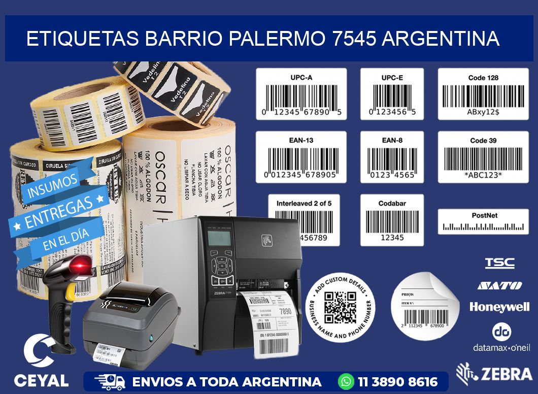 etiquetas barrio palermo 7545 argentina
