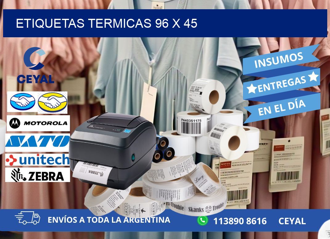 etiquetas termicas 96 x 45