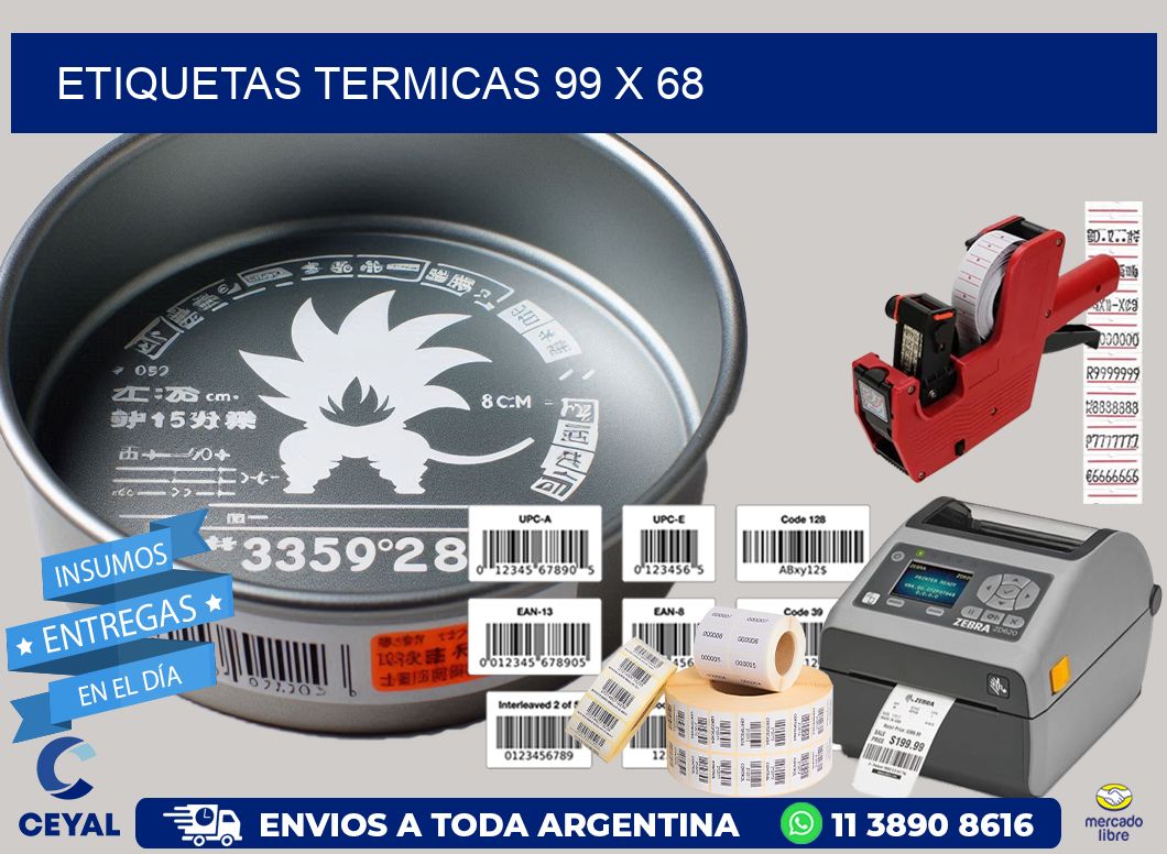 etiquetas termicas 99 x 68