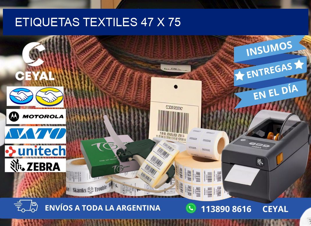 etiquetas textiles 47 x 75