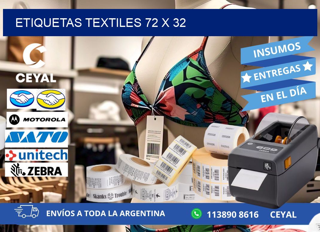 etiquetas textiles 72 x 32