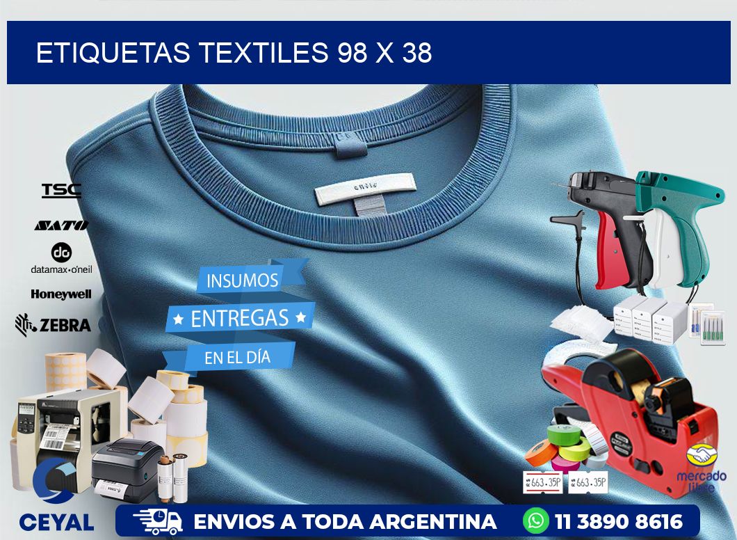 etiquetas textiles 98 x 38