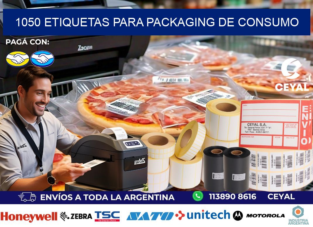 1050 Etiquetas para packaging de consumo