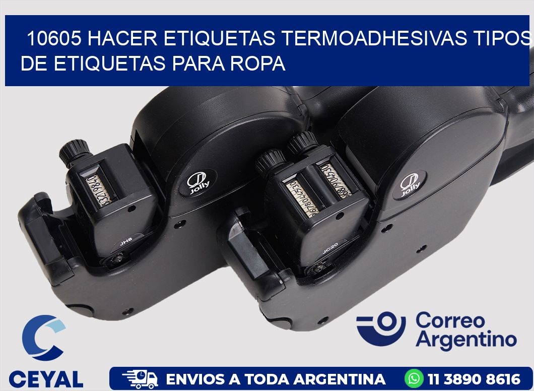 10605 hacer etiquetas termoadhesivas tipos de etiquetas para ropa