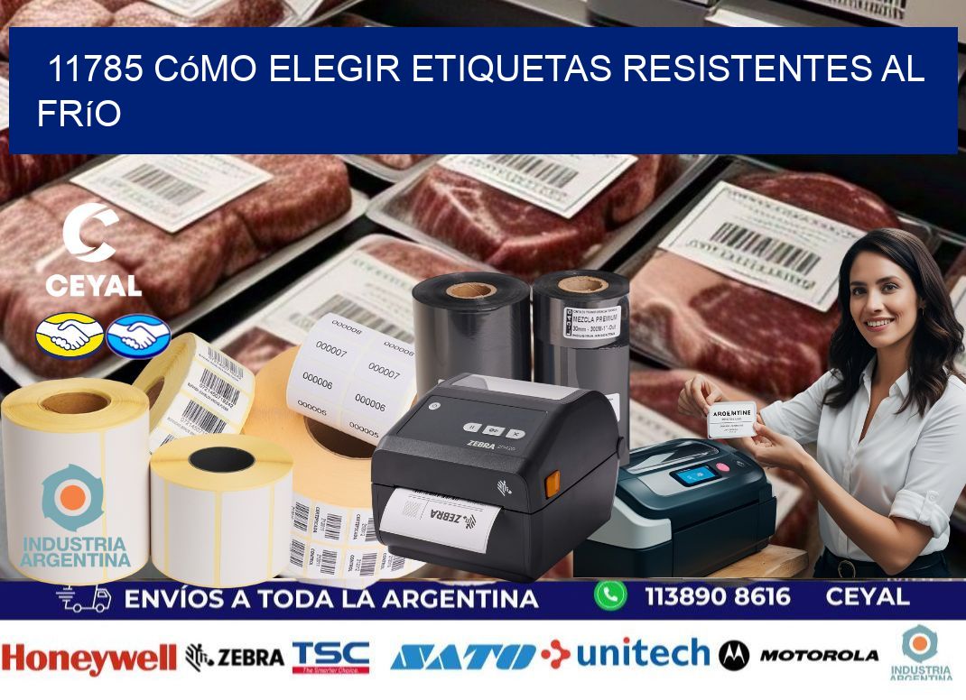 11785 cómo elegir etiquetas resistentes al frío