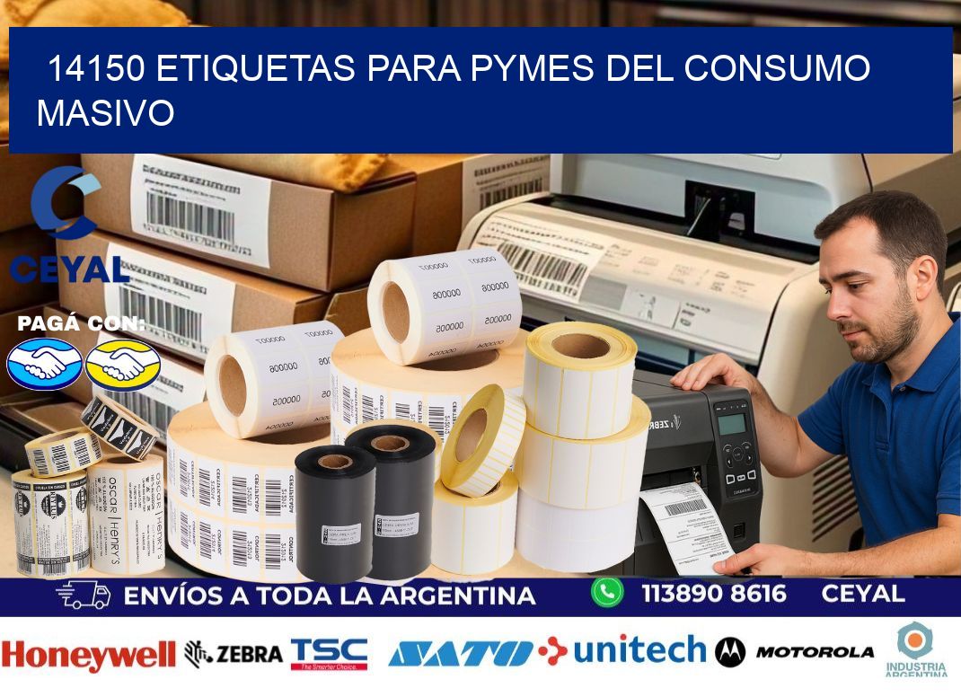14150 Etiquetas para pymes del consumo masivo