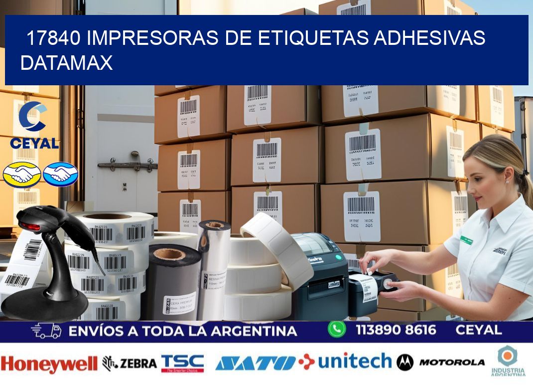 17840 impresoras de etiquetas adhesivas datamax
