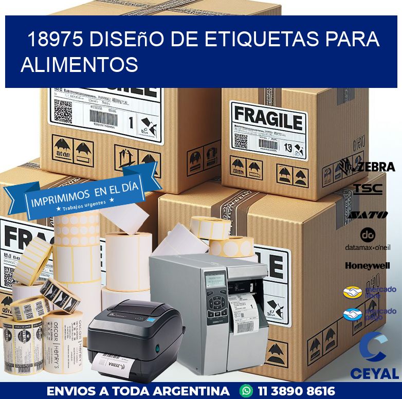 18975 Diseño de etiquetas para alimentos
