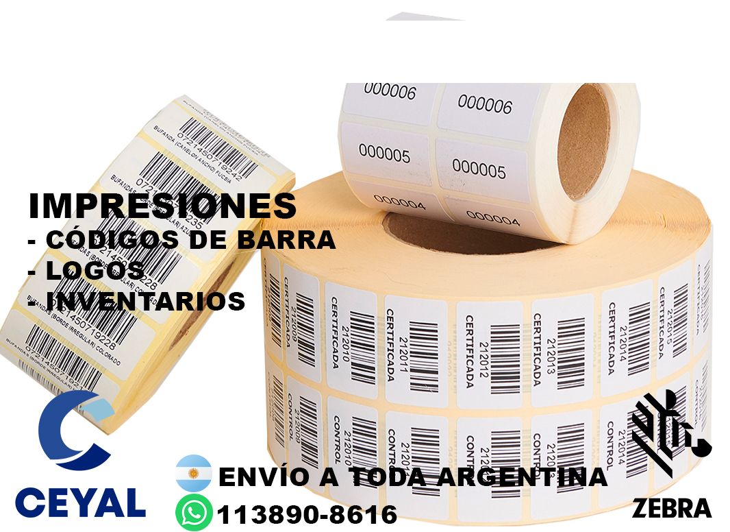 2 cajas de etiquetas 41 x 86