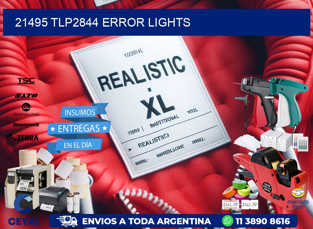 21495 TLP2844 error lights