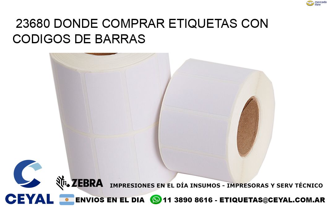 23680 Donde comprar etiquetas con codigos de barras