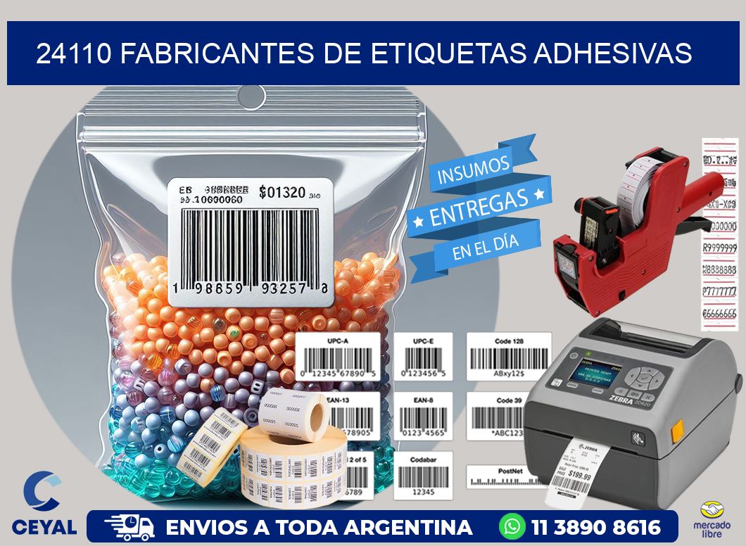 24110 Fabricantes de etiquetas adhesivas