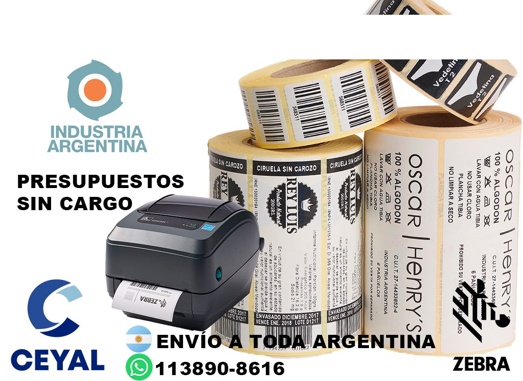 3 cajas de etiquetas 24 x 75