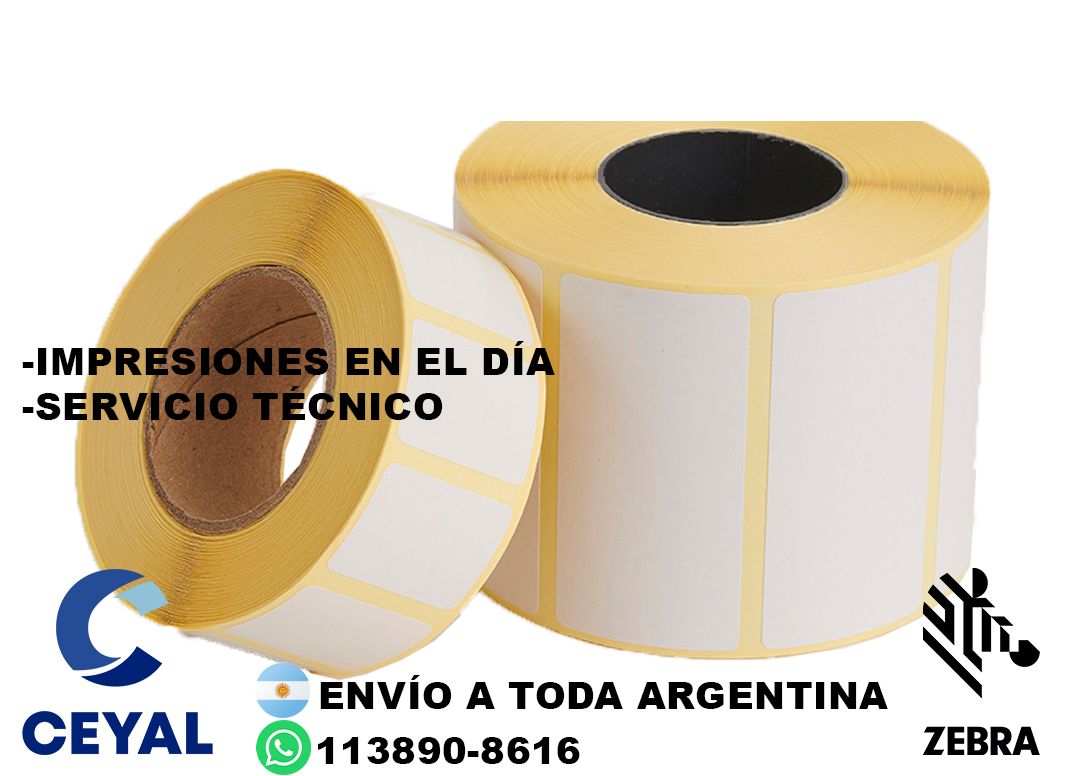 3 cajas de etiquetas 24 x 75