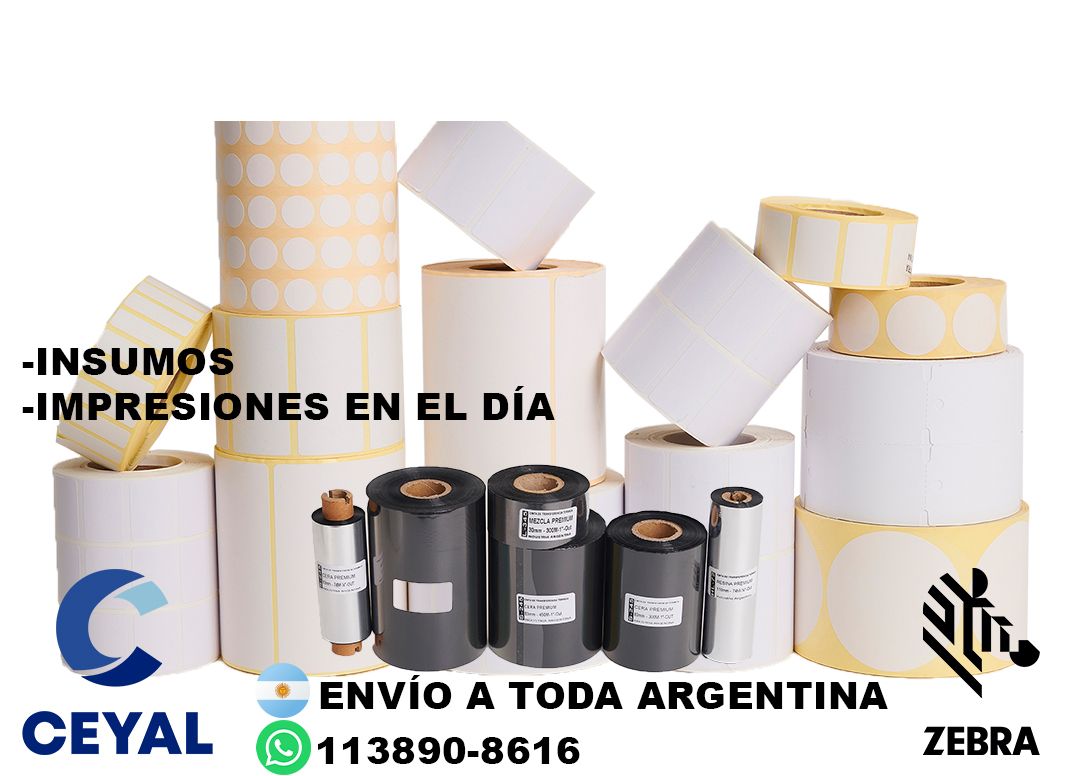 3 cajas de etiquetas 55 x 69