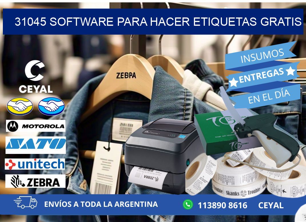 31045 Software para hacer etiquetas gratis