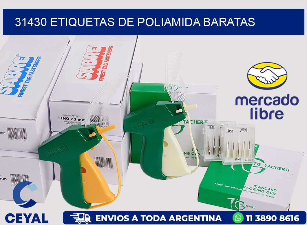 31430 etiquetas de poliamida baratas