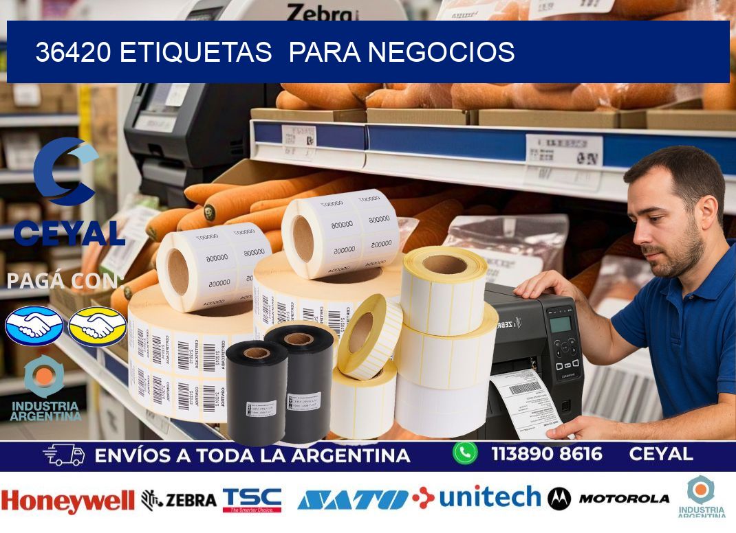 36420 etiquetas  para negocios