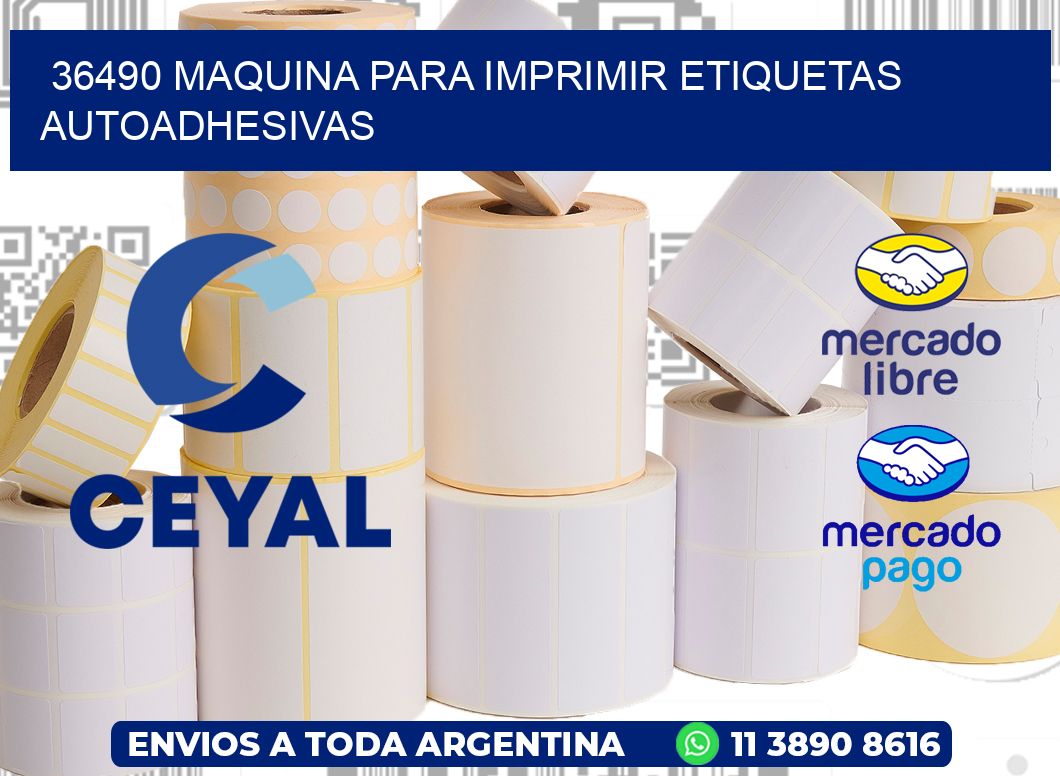 36490 maquina para imprimir etiquetas autoadhesivas