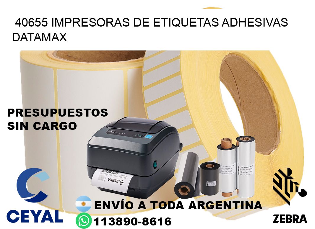 40655 impresoras de etiquetas adhesivas datamax