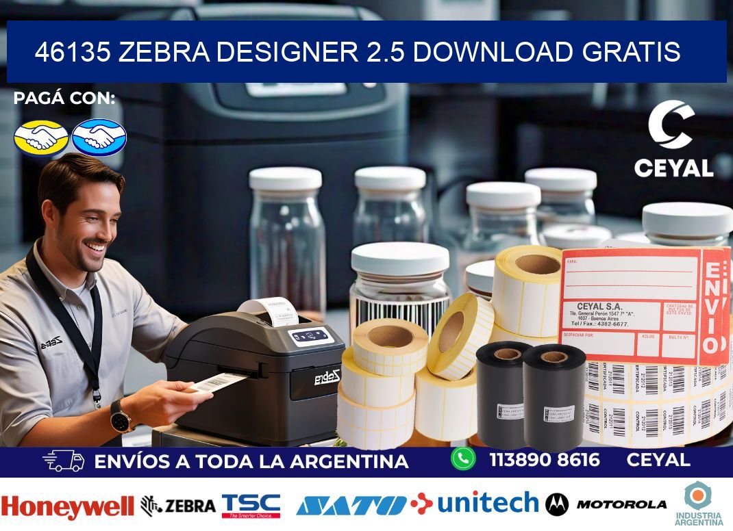 46135 Zebra designer 2.5 download gratis