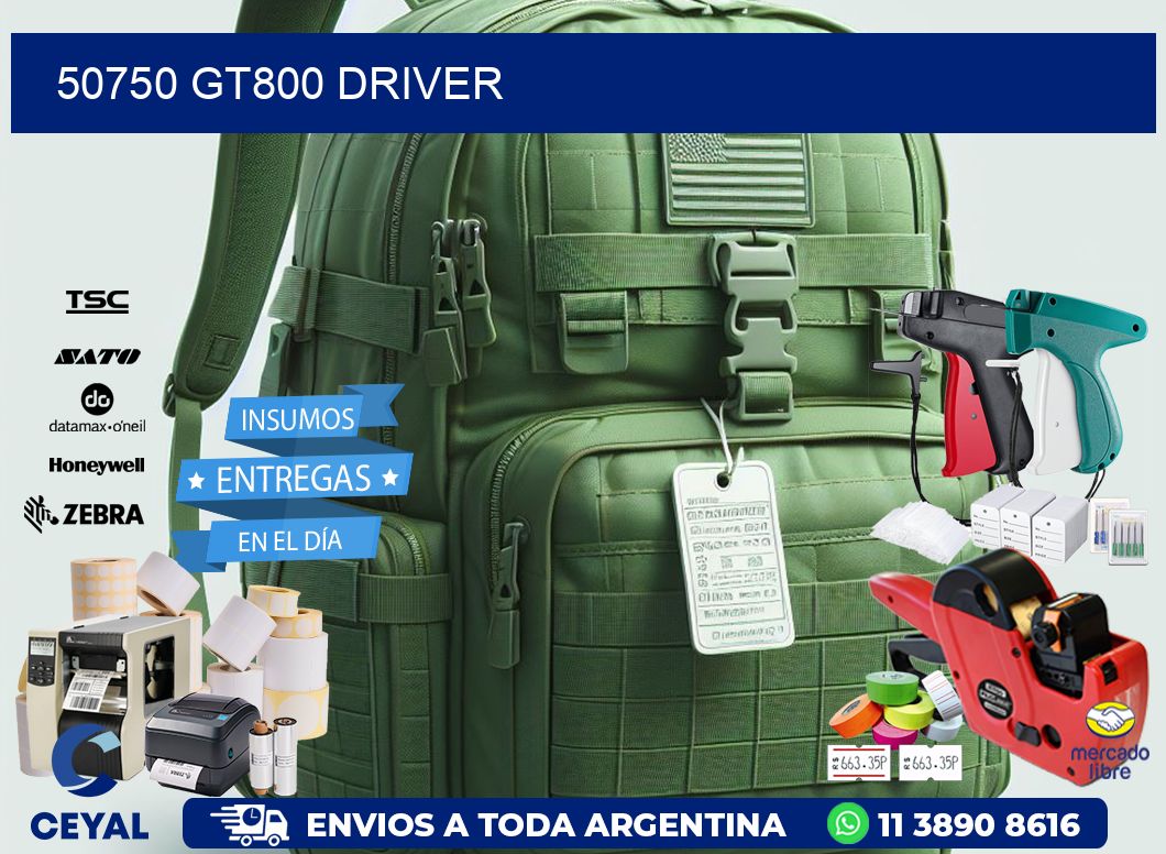 50750 GT800 driver